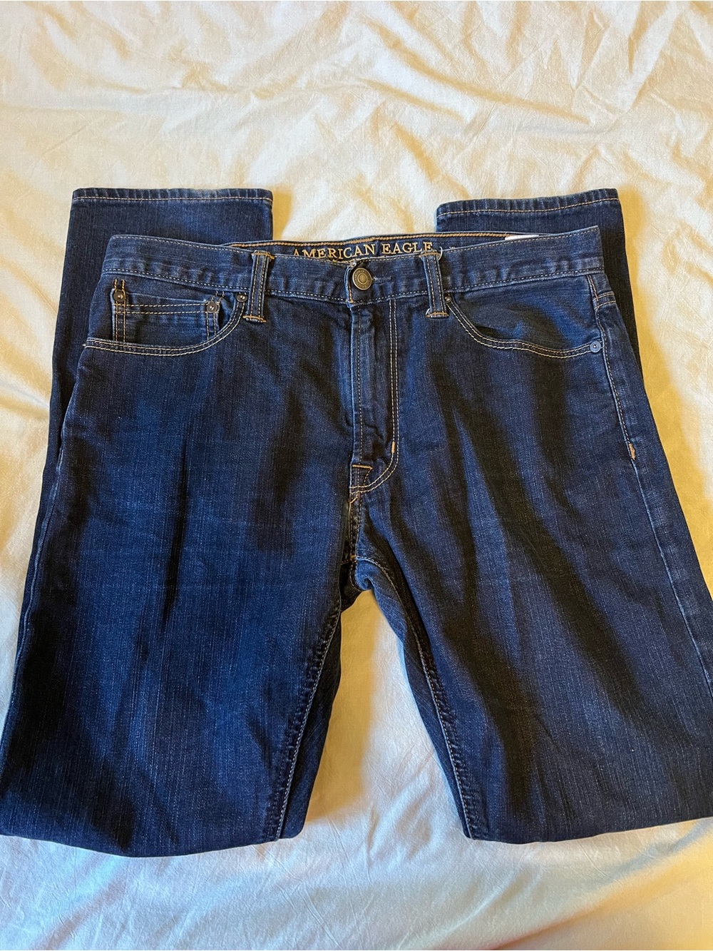 American Eagle Outfitters Men’s Navy Slim Straight Jeans